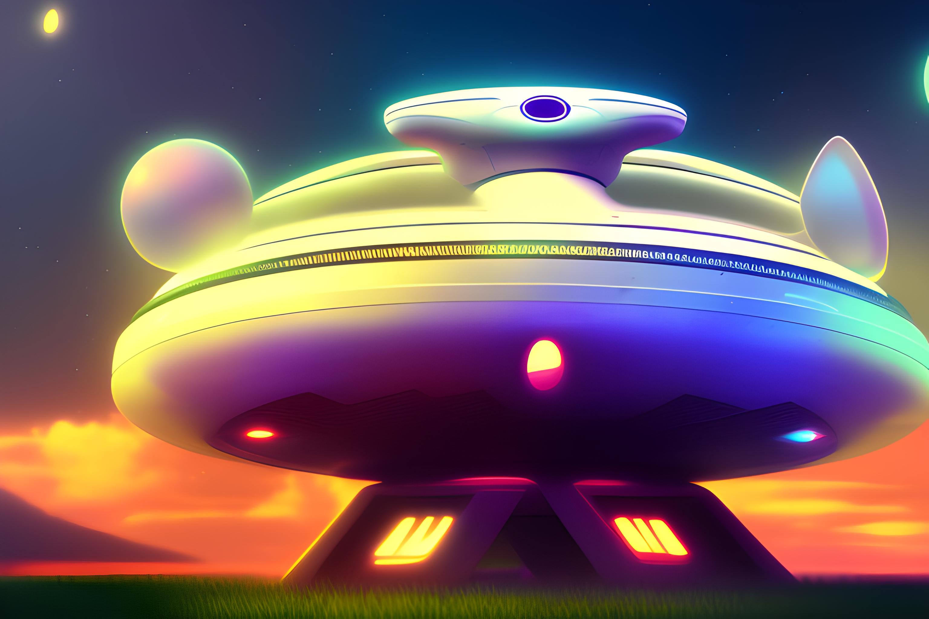 ufo com raios